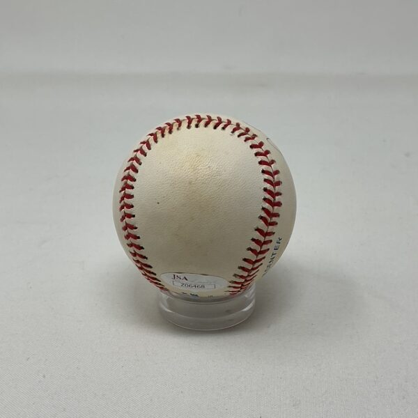 Joe DiMaggio Autographed New York Yankees Baseball JSA LOA - Image 5