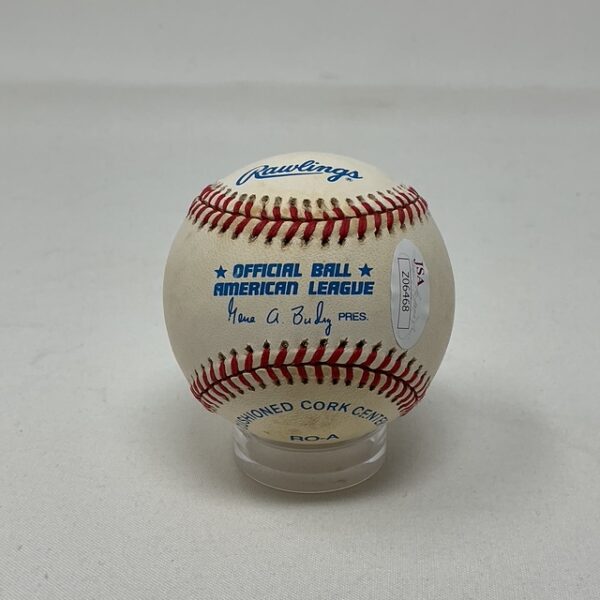 Joe DiMaggio Autographed New York Yankees Baseball JSA LOA - Image 6