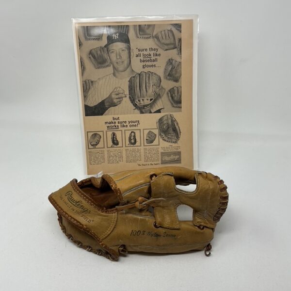 Vintage Mickey Mantle New York Yankees Rawlings MM9 Triple Crown Glove 1960s