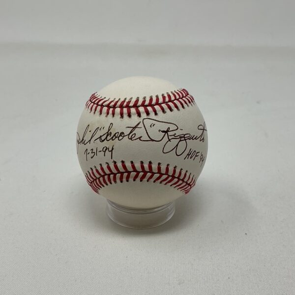 Phil "the Scooter" Rizzuto Autographed New York Yankees OAL Baseball PSA/DNA COA