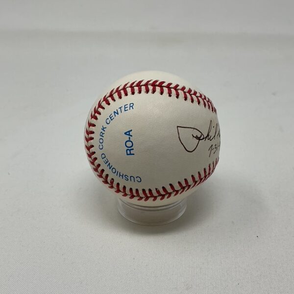 Phil "the Scooter" Rizzuto Autographed New York Yankees OAL Baseball PSA/DNA COA - Image 2