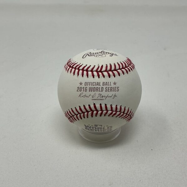 Ben Zobrist Autographed Chicago Cubs 2016 World Series ROML Baseball JSA COA - Image 2