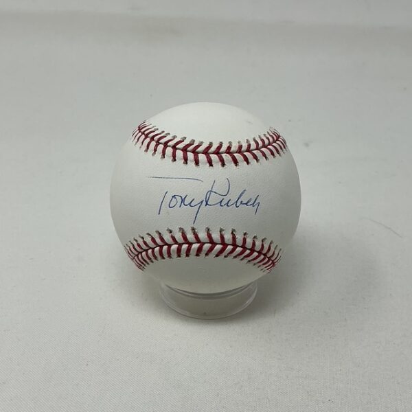 Tony Kubek Autographed New York Yankees ROML Baseball Steiner MLB