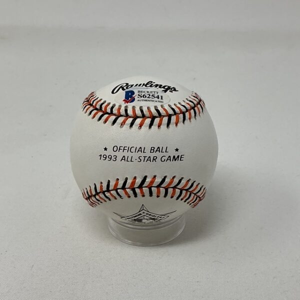 Kirby Puckett Autographed Minnesota Twins #34 1993 All Star Game Baseball Beckett COA - Image 6