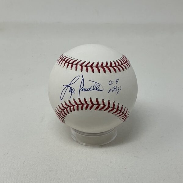 Lou Piniella Autographed Kansas City Royals 69 ROY ROML Baseball MLB COA