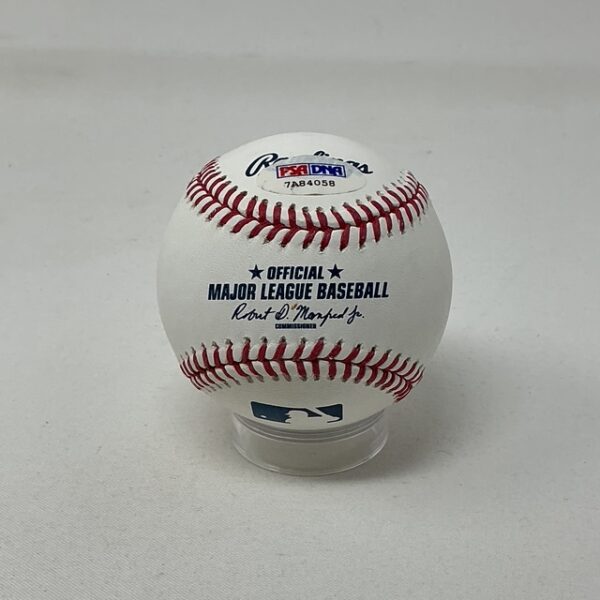 Gary Sheffield Autographed Florida Marlins Full Name ROML Baseball PSA/DNA - Image 4