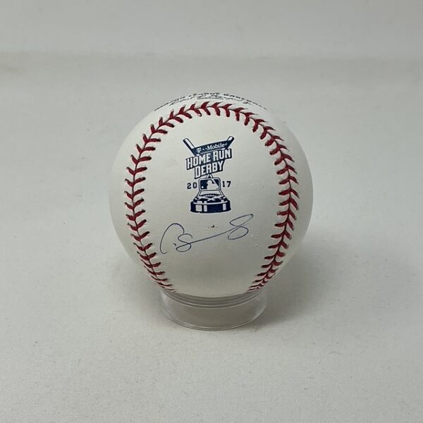 Gary Sanchez Autographed New York Yankees 2017 Home Run Derby ROML Baseball MLB COA
