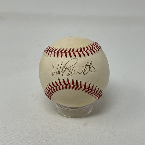 Mike Schmidt Autographed Philadelphia Phillies ONL Baseball JSA COA