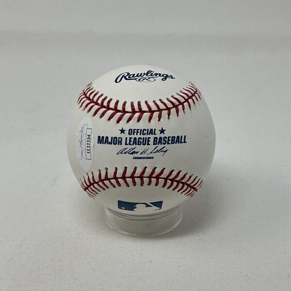 Bernie Williams Autographed New York Yankees ROML Baseball JSA COA - Image 2