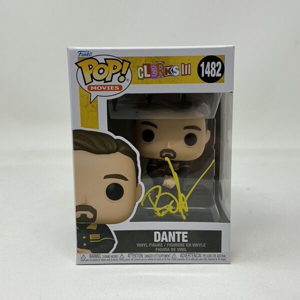 Brian O'Halloran Autographed Dante Clerks III Funko Pop JSA COA