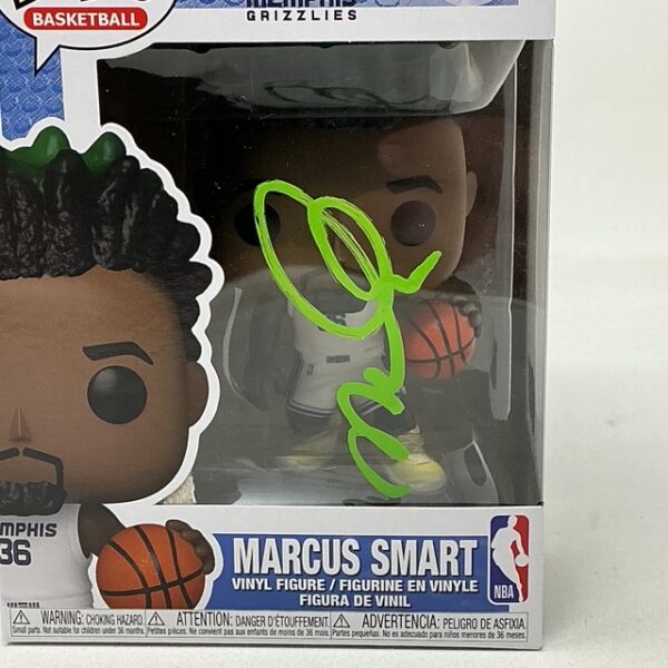Marcus Smart Autographed NBA Memphis Grizzlies #166 Funko Pop Beckett - Image 2