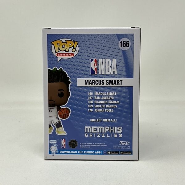 Marcus Smart Autographed NBA Memphis Grizzlies #166 Funko Pop Beckett - Image 4