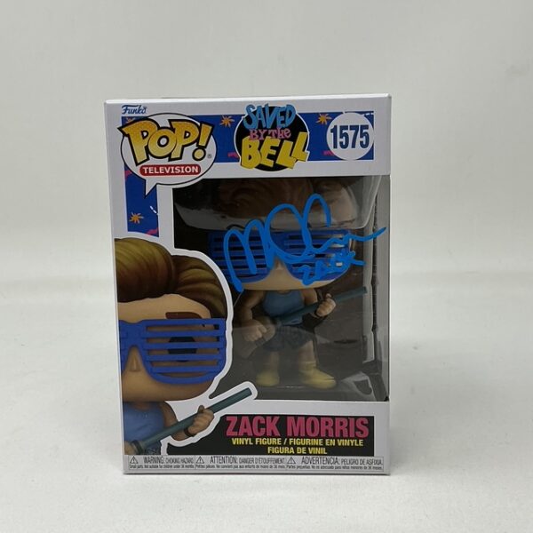 Mark-Paul Gosselaar Autographed Zack Morris Saved by the Bell #1575 Funko Pop Beckett