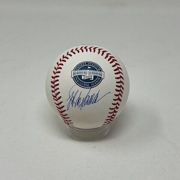 Jorge Posada Autographed New York Yankees 2009 Inaugural Season ROML Baseball MLB COA