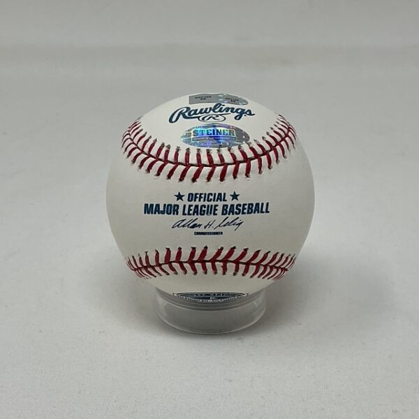 Jorge Posada Autographed New York Yankees 2009 Inaugural Season ROML Baseball MLB COA - Image 2