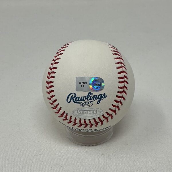 Jorge Posada Autographed New York Yankees 2009 Inaugural Season ROML Baseball MLB COA - Image 3
