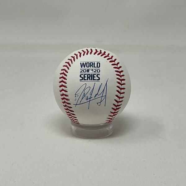 Randy Arozarena Autographed Tampa Bay Rays Record Post Season 2020 World Series Baseball Fanatics