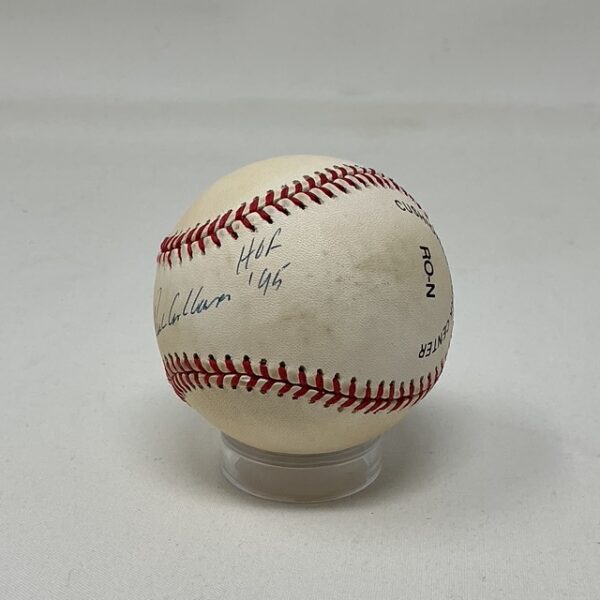 Richie Ashburn Autographed Philadelphia Phillies HOF 95 ONL Baseball JSA COA - Image 2