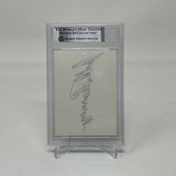 Arnold Schwarzenegger Autographed The Terminator Politician Governor Cut Beckett Slabbed - Image 4