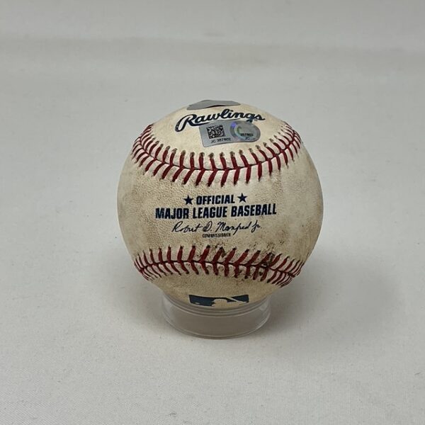 Game Used 7/27/2017 New York Yankees VS Tampa Bay Rays ROML Baseball MLB COA