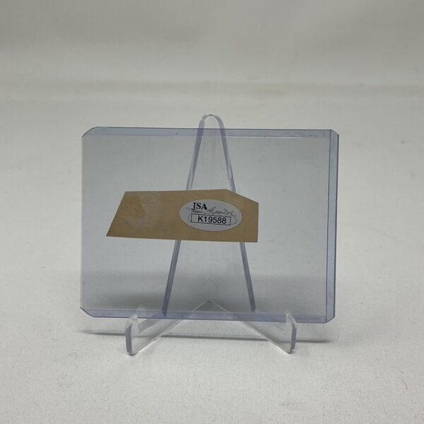 Pee Wee Reese Autographed Brooklyn Dodgers Cut JSA - Image 2