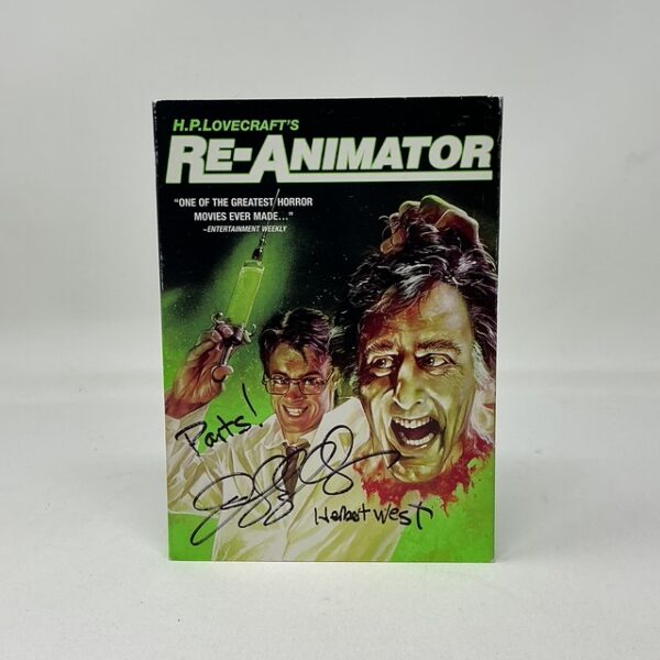 Jeffrey Combs Autographed Herbert West Re-Animator DVD JSA COA