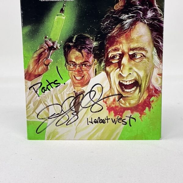 Jeffrey Combs Autographed Herbert West Re-Animator DVD JSA COA - Image 2