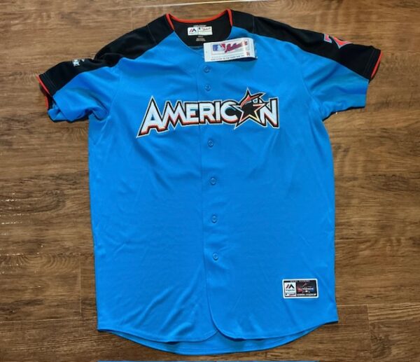 Miguel Sano Autographed Minnesota Twins Authentic NWT 2017 Majestic All Star Game Jersey JSA - Image 3