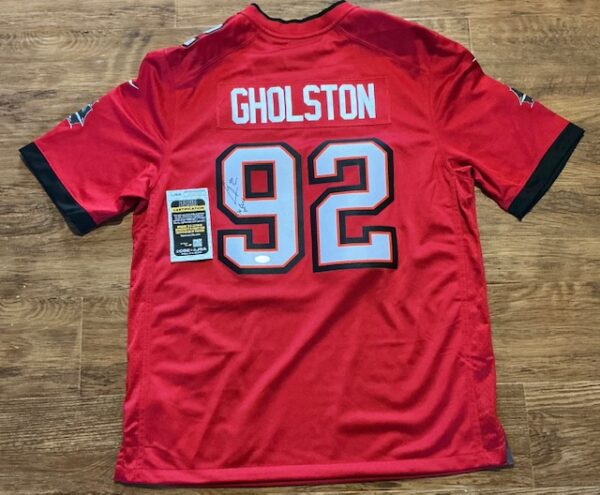 William Gholston Autographed Tampa Bay Buccaneers Authentic Nike On Field Jersey JSA COA