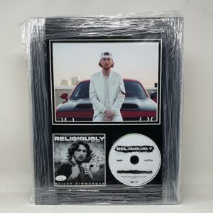 Bailey Zimmerman Autographed Religiously CD Booklet Framed 13X16 Display JSA COA