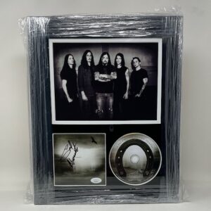 Sal Abruscato Autographed A Pale Horse Named Death CD Booklet Famed 16X13 Display JSA COA