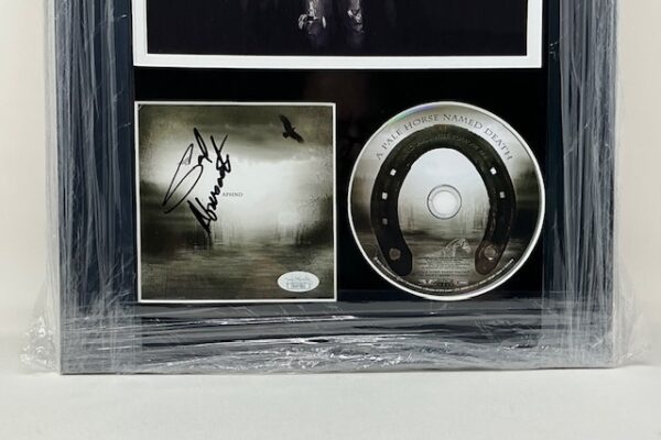 Sal Abruscato Autographed A Pale Horse Named Death CD Booklet Famed 16X13 Display JSA COA - Image 2