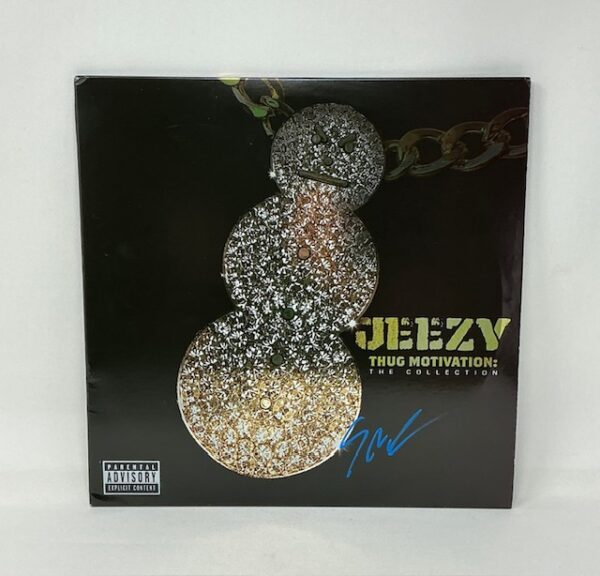 Jeezy Autographed Thug Motivation: The Collection Vinyl Record Album JSA COA