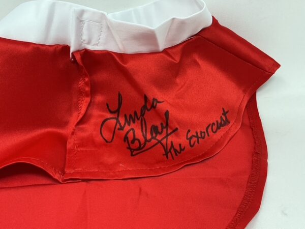 Linda Blair Autographed The Exorcist Priest Collar JSA COA - Image 2