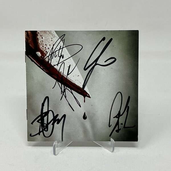 Fozzy Autographed Full Band Chris Jericho Judas CD Booklet JSA COA