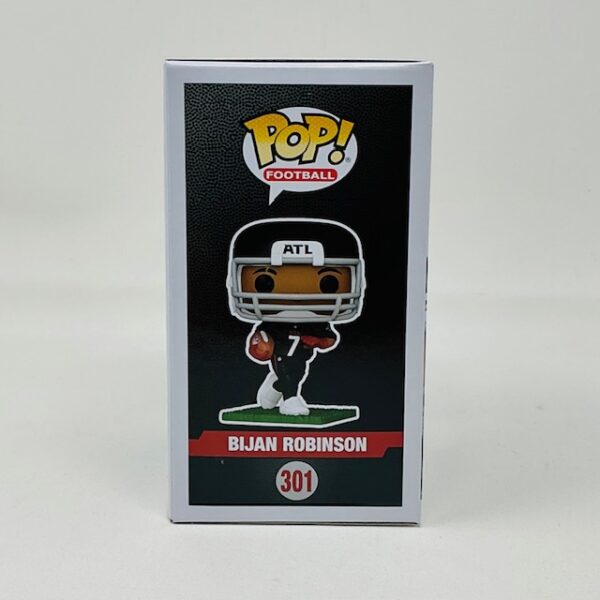 Bijan Robinson Autographed Atlanta Falcons Funko Pop #301 Beckett - Image 4