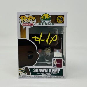 Shawn Kemp Autographed Seattle SuperSonics Funko Pop #79 Beckett