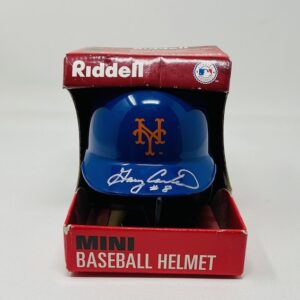 Gary Carter Autographed New York Mets Mini Batting Helmet Beckett