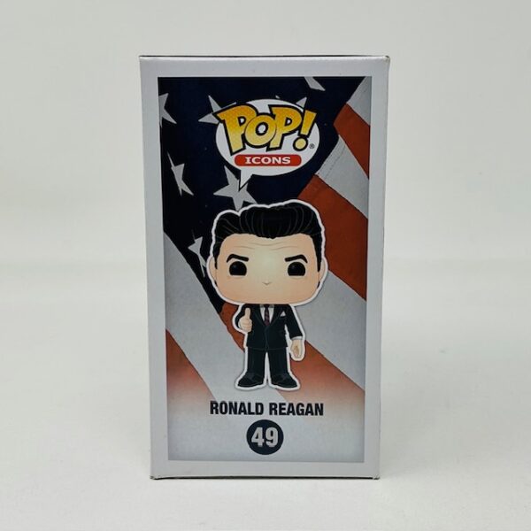 Dennis Quaid Autographed American History Ronald Reagan Funko Pop #49 Beckett - Image 4