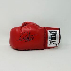 Deontay Wilder Autographed Heavyweight Champion Red Everlast Boxing Glove Beckett