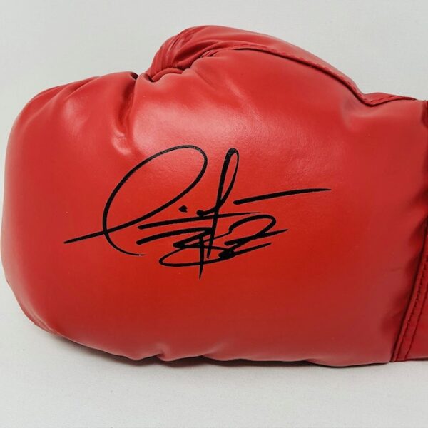 Deontay Wilder Autographed Heavyweight Champion Red Everlast Boxing Glove Beckett - Image 3
