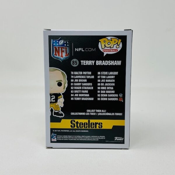 Terry Bradshaw Autographed Pittsburgh Steelers Funko Pop #85 Beckett - Image 5