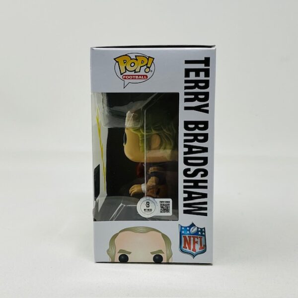 Terry Bradshaw Autographed Pittsburgh Steelers Funko Pop #85 Beckett - Image 6