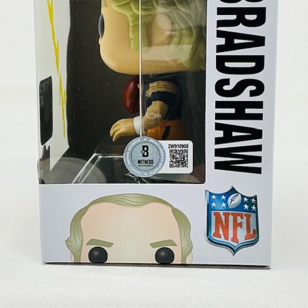 Terry Bradshaw Autographed Pittsburgh Steelers Funko Pop #85 Beckett - Image 7