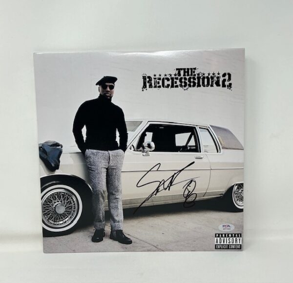 Jeezy Autographed The Recession 2 Vinyl Record Album PSA