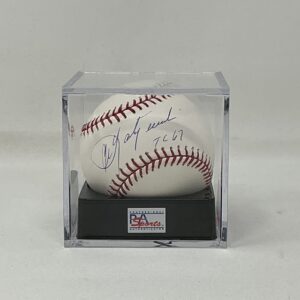 Carl Yastrzemski Autographed Boston Red Sox ROML Baseball PSA Graded 9.5