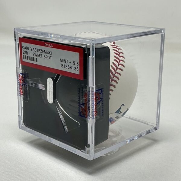 Carl Yastrzemski Autographed Boston Red Sox ROML Baseball PSA Graded 9.5 - Image 7
