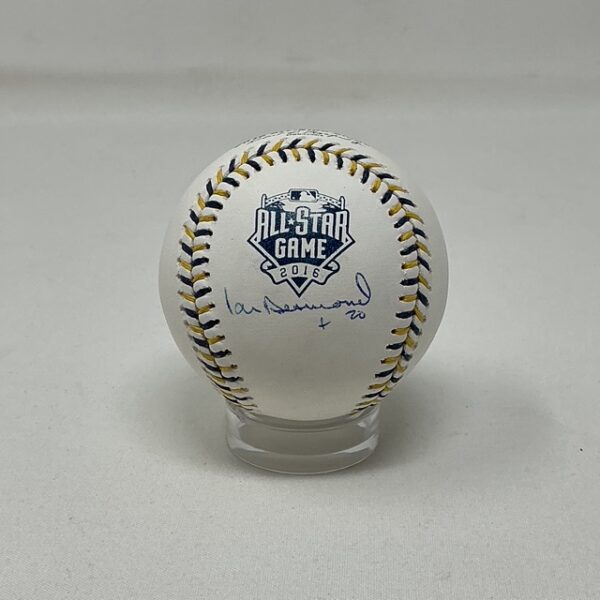 Ian Desmond Autographed Texas Rangers 2016 All Star Game ROML Baseball PSA
