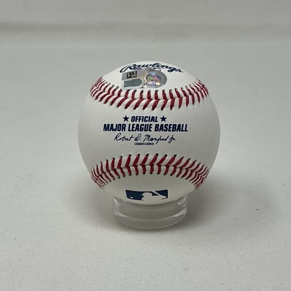 Jonathan Loaisiga Autographed New York Yankees ROML Baseball MLB COA - Image 3