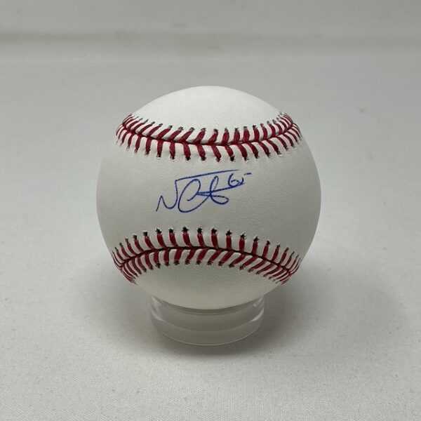 Nestor Cortes Autographed San Diego Padres ROML Baseball MLB COA